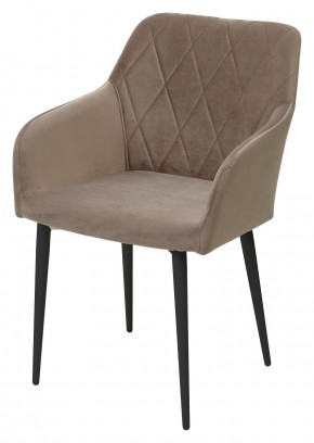 Стул BRANDY-X ЛАТТЕ #25 / черный каркас, велюр М-City в Дегтярске - degtyarsk.ok-mebel.com | фото 2