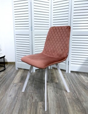 Стул DAIQUIRI BLUVEL-52 PINK / белый каркас, велюр М-City в Дегтярске - degtyarsk.ok-mebel.com | фото 7
