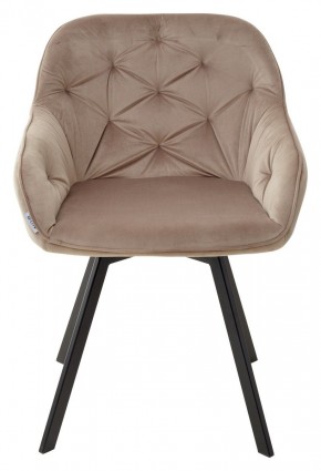 Стул GALE 360 град. поворот. BLUVEL-40 BEIGE, велюр/ черный каркас, М-City в Дегтярске - degtyarsk.ok-mebel.com | фото 6