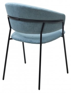 Стул ГЕММА, цвет RAIN 7 breeze, велюр / черный каркас М-City в Дегтярске - degtyarsk.ok-mebel.com | фото 5