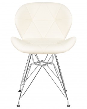 Стул обеденный DOBRIN BUTTERFLY CHROME, ножки хром, цвет кремовый в Дегтярске - degtyarsk.ok-mebel.com | фото 6