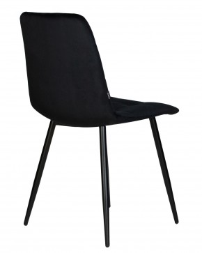 Стул обеденный DOBRIN CHILLY, Черный Holland 75, основание черное в Дегтярске - degtyarsk.ok-mebel.com | фото 5
