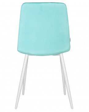 Стул обеденный DOBRIN CHILLY, Мятный Holland 50, основание белое в Дегтярске - degtyarsk.ok-mebel.com | фото 5