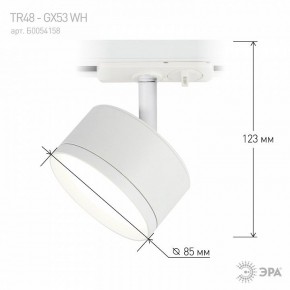 Светильник на штанге Эра  TR48 - GX53 WH в Дегтярске - degtyarsk.ok-mebel.com | фото 4