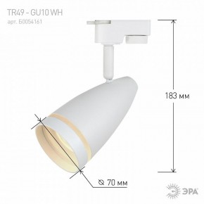 Светильник на штанге Эра  TR49 - GU10 WH в Дегтярске - degtyarsk.ok-mebel.com | фото 4