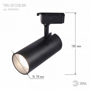 Светильник на штанге Эра  TR5-30 COB BK в Дегтярске - degtyarsk.ok-mebel.com | фото 5