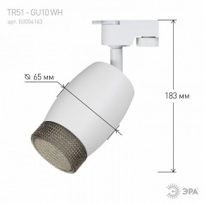 Светильник на штанге Эра  TR51 - GU10 WH в Дегтярске - degtyarsk.ok-mebel.com | фото 4