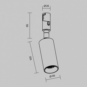 Светильник на штанге Maytoni Focus Led TR201-1-10W3K-M-B в Дегтярске - degtyarsk.ok-mebel.com | фото 7
