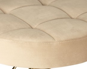 Табурет барный DOBRIN BRUNO GOLD, бежевый велюр (MJ9-10) в Дегтярске - degtyarsk.ok-mebel.com | фото