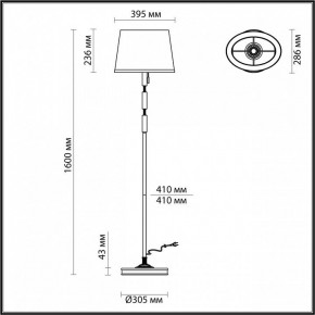 Торшер Odeon Light London 4894/1F в Дегтярске - degtyarsk.ok-mebel.com | фото 3