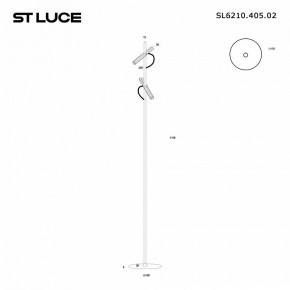 Торшер ST-Luce LILT SL6210.405.02 в Дегтярске - degtyarsk.ok-mebel.com | фото 2