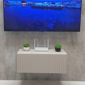 Тумба подвесная под ТВ LINES MTV1-MA 750 Бежевый (Леда-М 10.1.5) в Дегтярске - degtyarsk.ok-mebel.com | фото 5
