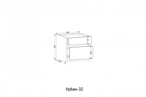 УРБАН- 32 Тумба в Дегтярске - degtyarsk.ok-mebel.com | фото 2