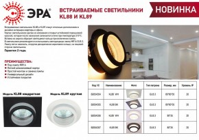 Встраиваемый светильник Эра KL89 WH Б0054356 в Дегтярске - degtyarsk.ok-mebel.com | фото 3