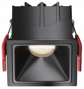 Встраиваемый светильник Maytoni Alfa LED DL043-01-10W4K-SQ-B-1 в Дегтярске - degtyarsk.ok-mebel.com | фото