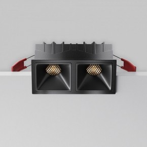 Встраиваемый светильник Maytoni Alfa LED DL043-02-10W3K-SQ-B-1 в Дегтярске - degtyarsk.ok-mebel.com | фото 2