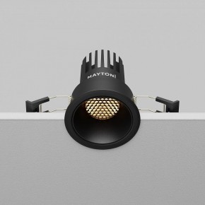 Встраиваемый светильник Maytoni Dip DL115-10W-2.7K-B в Дегтярске - degtyarsk.ok-mebel.com | фото 7