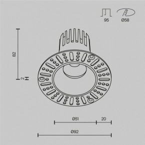 Встраиваемый светильник Maytoni Dip DL119-10W-2.7K-TRS-W в Дегтярске - degtyarsk.ok-mebel.com | фото 10