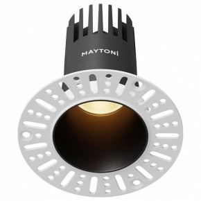 Встраиваемый светильник Maytoni Dip DL120-10W-2.7K-TRS-B в Дегтярске - degtyarsk.ok-mebel.com | фото