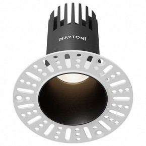 Встраиваемый светильник Maytoni Dip DL120-10W-4K-TRS-B в Дегтярске - degtyarsk.ok-mebel.com | фото