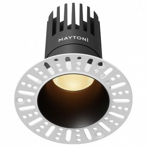 Встраиваемый светильник Maytoni Dip DL122-15W-2.7K-TRS-B в Дегтярске - degtyarsk.ok-mebel.com | фото