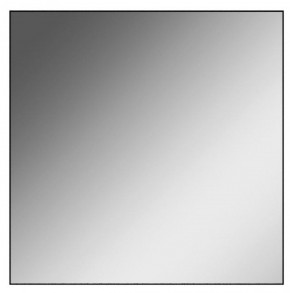 Зеркало Corsica 600х600 black без подсветки Sansa (SB1064Z) в Дегтярске - degtyarsk.ok-mebel.com | фото 1