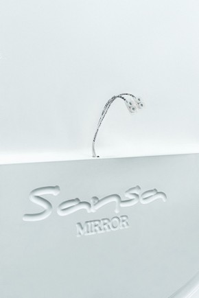 Зеркало Gia 75 white с подсветкой Sansa (SGa1044Z) в Дегтярске - degtyarsk.ok-mebel.com | фото 5